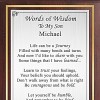 Fils Paroles De Sagesse Personnalisé Décoration Murale Fils Paroles De Sagesse Personnalisé Décoration Murale