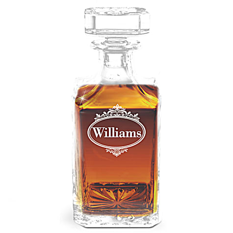 Personalized Decanter Set Personalized Decanter Set