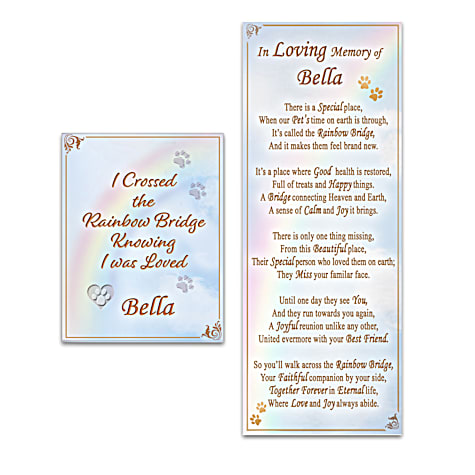 1.36-Carat Rainbow Bridge Personalized Pendant Necklace 1.36-Carat Rainbow Bridge Personalized Pendant Necklace