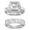 20 Carats Of Brilliance Personalized Bridal Ring Set 20 Carats Of Brilliance Personalized Bridal Ring Set