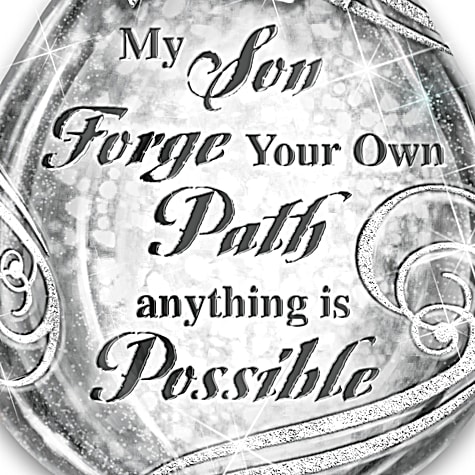 My Son Forge Your Own Path Personalized Ornament My Son Forge Your Own Path Personalized Ornament