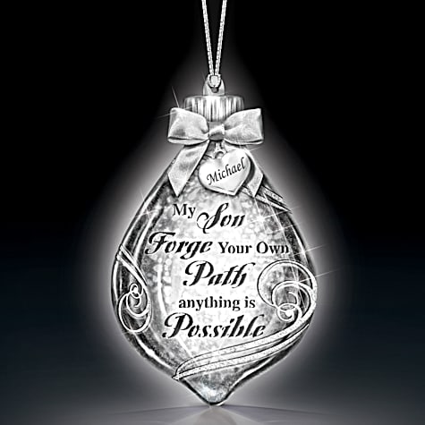 My Son Forge Your Own Path Personalized Ornament My Son Forge Your Own Path Personalized Ornament