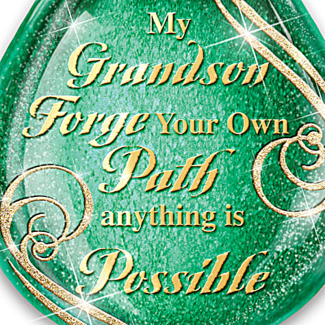My Grandson Forge Your Own Path Personalized Ornament My Grandson Forge Your Own Path Personalized Ornament