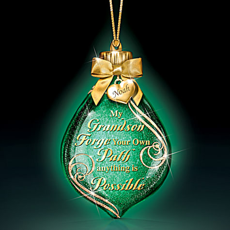 My Grandson Forge Your Own Path Personalized Ornament My Grandson Forge Your Own Path Personalized Ornament