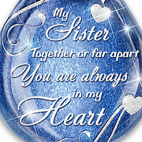 My Sister Together Or Far Apart Personalized Ornament My Sister Together Or Far Apart Personalized Ornament