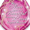 My Niece You're A Beautiful Treasure Personalized Ornament My Niece You're A Beautiful Treasure Personalized Ornament