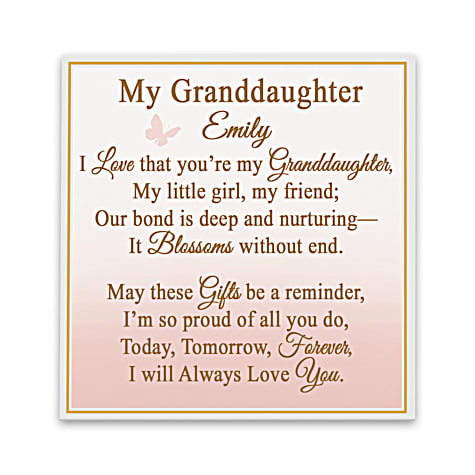 Granddaughter, I Love You Personalized Gift Box Set Granddaughter, I Love You Personalized Gift Box Set