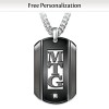 I Love You My Grandson Personalized Diamond Pendant Necklace I Love You My Grandson Personalized Diamond Pendant Necklace