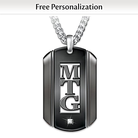 I Love You My Grandson Personalized Diamond Pendant Necklace I Love You My Grandson Personalized Diamond Pendant Necklace