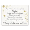Dream Big Granddaughter Personalized Necklace Dream Big Granddaughter Personalized Necklace