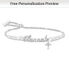 Bénédictions en diamant pour ma petite-fille Bracelet personnalisé Bénédictions en diamant pour ma petite-fille Bracelet personnalisé