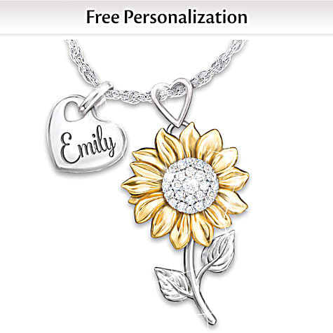 Shine Bright Granddaughter Personalized Pendant Necklace Shine Bright Granddaughter Personalized Pendant Necklace