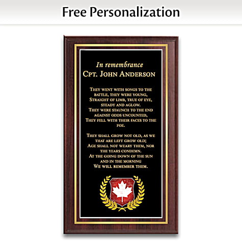 A Veteran's Tribute Personalized Wall Decor A Veteran's Tribute Personalized Wall Decor