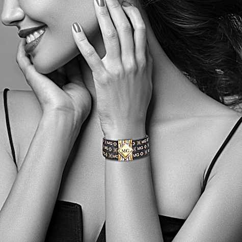 Alfred Durante Monogrammed Cuff Bracelet Alfred Durante Monogrammed Cuff Bracelet
