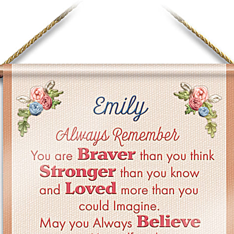 My Granddaughter, Always Remember Personalized Wall Decor My Granddaughter, Always Remember Personalized Wall Decor