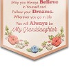 My Granddaughter, Always Remember Personalized Wall Decor My Granddaughter, Always Remember Personalized Wall Decor