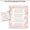 Warm Wishes Personalized Pillow And Blanket Set Warm Wishes Personalized Pillow And Blanket Set