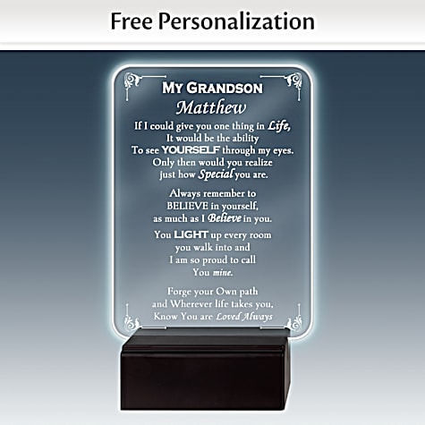 Grandson, Light Of My Life Personalized Sculpture Grandson, Light Of My Life Personalized Sculpture
