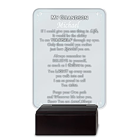 Grandson, Light Of My Life Personalized Sculpture Grandson, Light Of My Life Personalized Sculpture