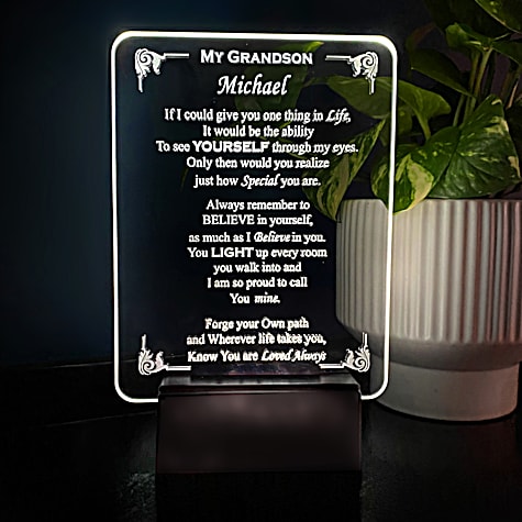 Grandson, Light Of My Life Personalized Sculpture Grandson, Light Of My Life Personalized Sculpture