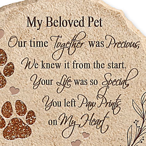Beloved Pet Memories Personalized Garden Stone Beloved Pet Memories Personalized Garden Stone