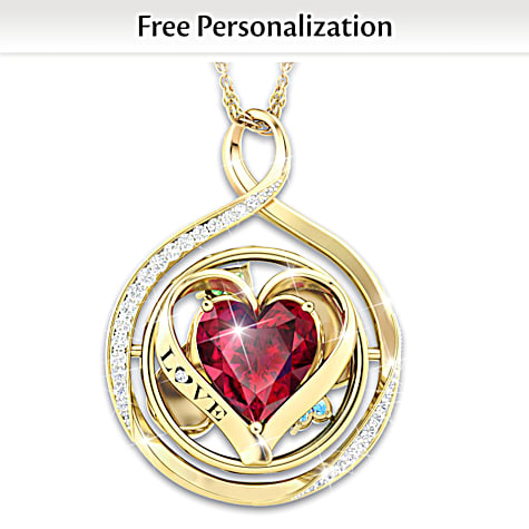 Amour en mouvement Collier pendentif flip personnalisé Amour en mouvement Collier pendentif flip personnalisé