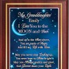I Love You To The Moon & Back Personalized Wall Decor I Love You To The Moon & Back Personalized Wall Decor