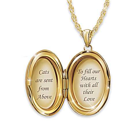 Cats Fill Hearts With Love Personalized Pendant Necklace Cats Fill Hearts With Love Personalized Pendant Necklace