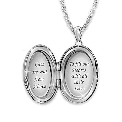 Cats Fill Hearts With Love Personalized Pendant Necklace Cats Fill Hearts With Love Personalized Pendant Necklace