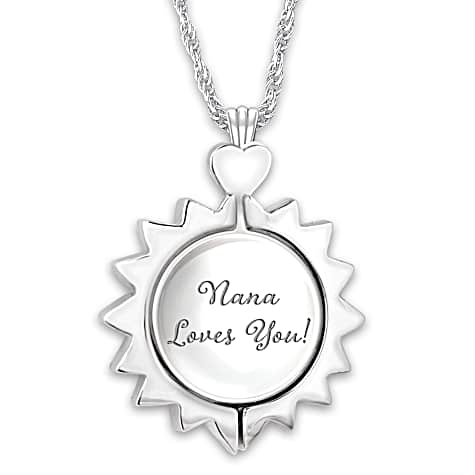 My Granddaughter, My Sunshine Personalized Pendant Necklace My Granddaughter, My Sunshine Personalized Pendant Necklace