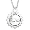 My Granddaughter, My Sunshine Personalized Pendant Necklace My Granddaughter, My Sunshine Personalized Pendant Necklace