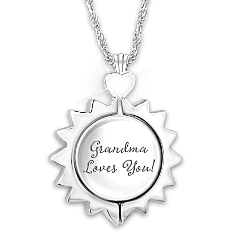 My Granddaughter, My Sunshine Personalized Pendant Necklace My Granddaughter, My Sunshine Personalized Pendant Necklace