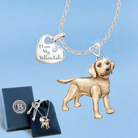 Pendentif pour chiot - Yellow Lab Pendentif pour chiot - Yellow Lab