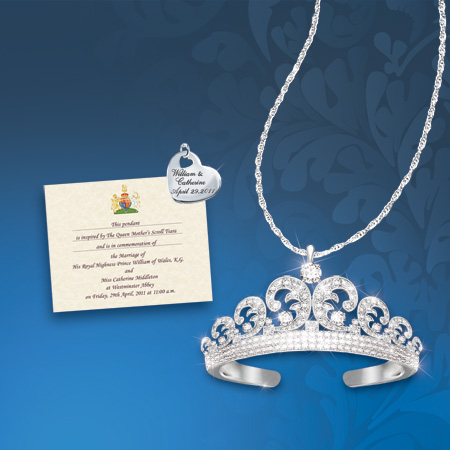 Royal Wedding Tiara Pendant Royal Wedding Tiara Pendant