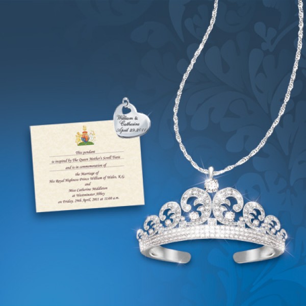 Royal Wedding Tiara Pendant