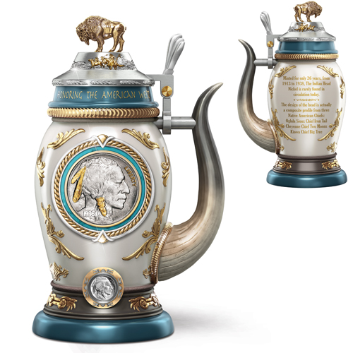 Buffalo Nickel Stein Buffalo Nickel Stein