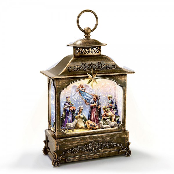 Tk Nativity Lantern Globe