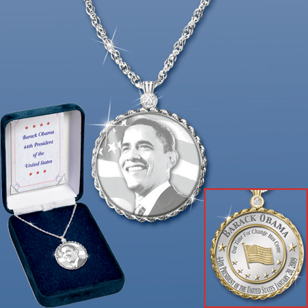 Barack Obama Comm. Pendant Barack Obama Comm. Pendant