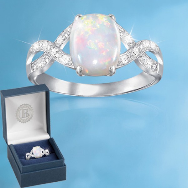 Australian Opal Ring 6.5