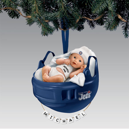 Winnipeg Jets Baby Ornament Winnipeg Jets Baby Ornament