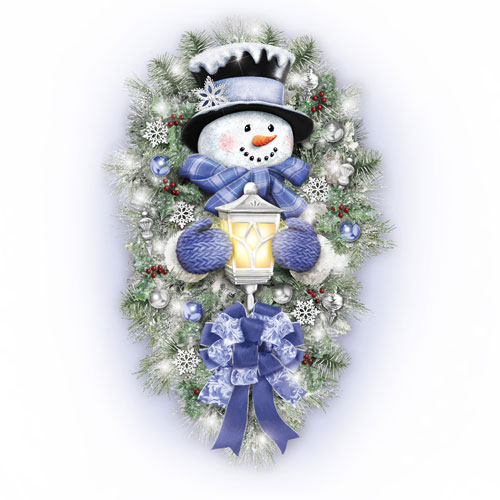Couronne de bienvenue chaude d’hiver Couronne de bienvenue chaude d’hiver