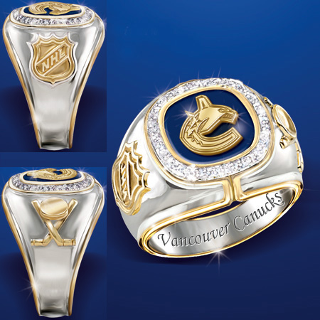 Bague des Canucks de Vancouver 8,5 Bague des Canucks de Vancouver 8,5
