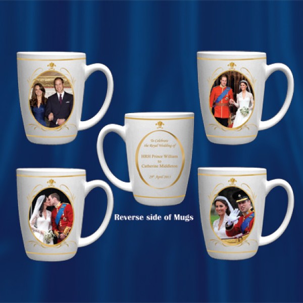 Royal Wedding Mug Set (4)