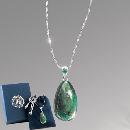 Emerald Drop Pendant Emerald Drop Pendant
