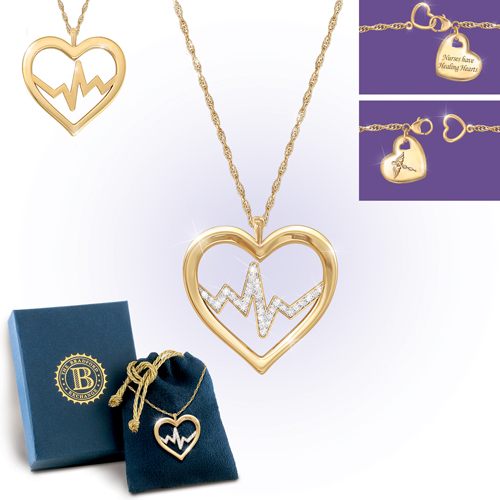 Pendentif Cœur d’infirmière Pendentif Cœur d’infirmière