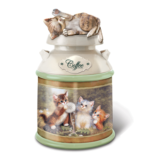 Kitten Canister - Coffee Kitten Canister - Coffee