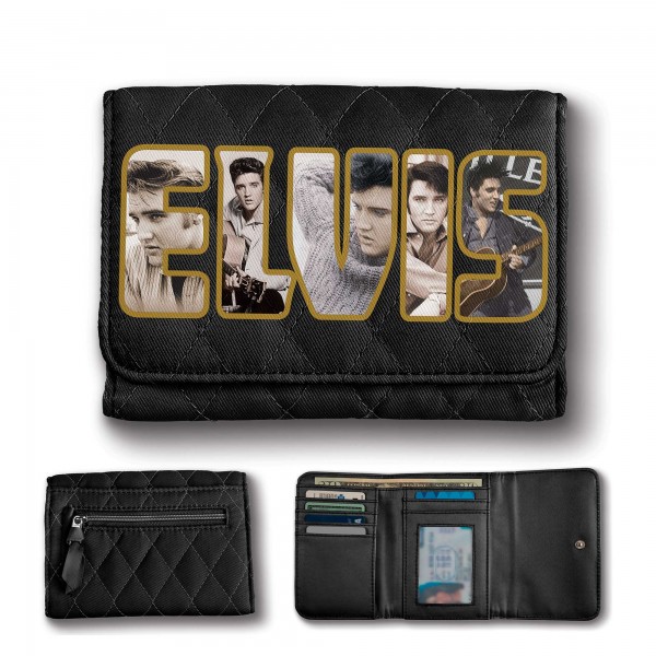 Elvis Quilted Wallet