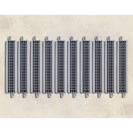 Straight Track Grey (10 Pc) Straight Track Grey (10 Pc)