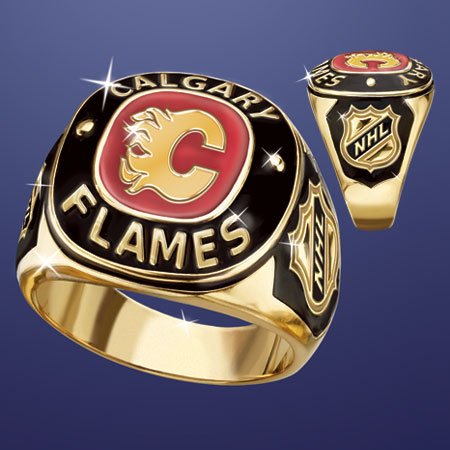 Anneau-9 des Flames de Calgary Anneau-9 des Flames de Calgary
