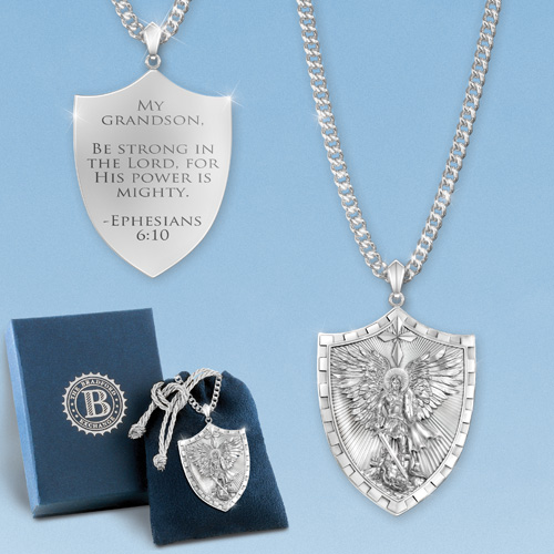 St. Michael Dogtag-grandson St. Michael Dogtag-grandson